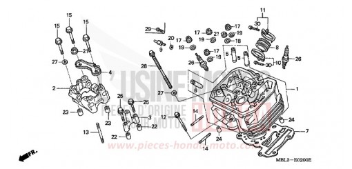 CULASSE DE CYLINDRE AVANT NT650VW de 1998